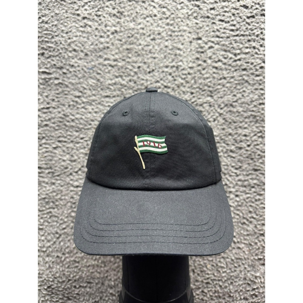 American Needle Embroidered Strapback Country Club Logo Golf Cap Black One Size